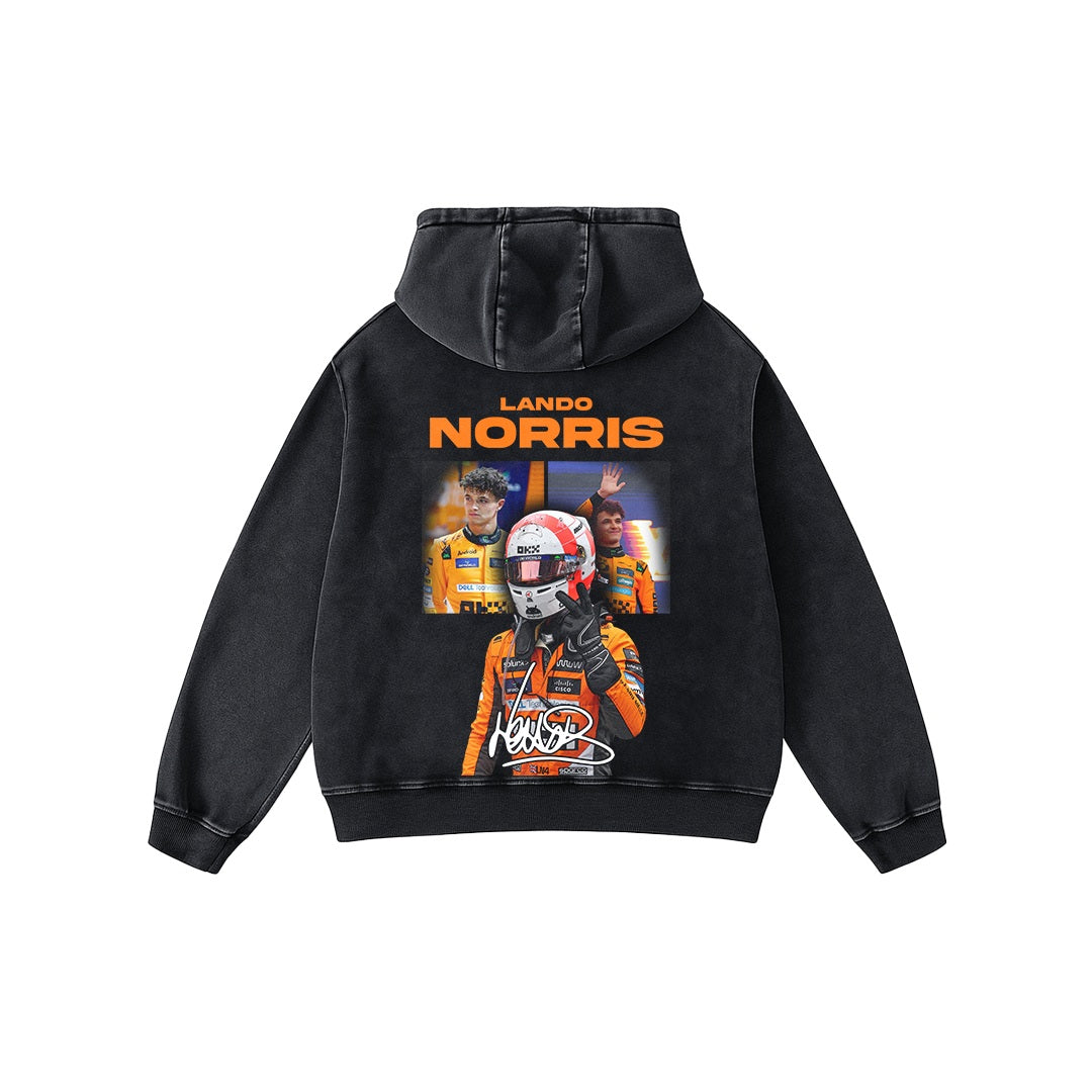 Norris Oversized Acid Wash Hoodie