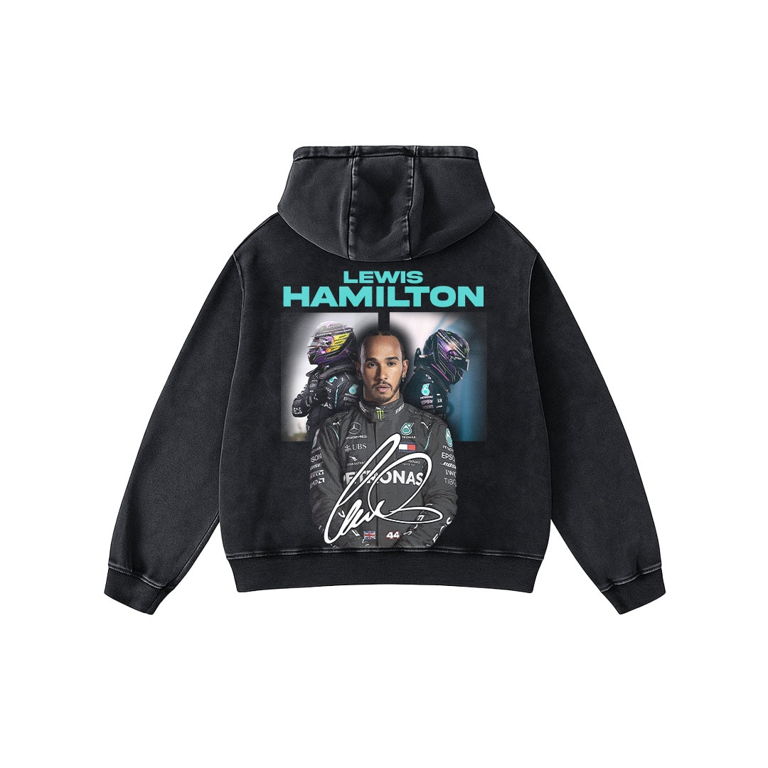 Hamilton Oversized Acid Wash Hoodie