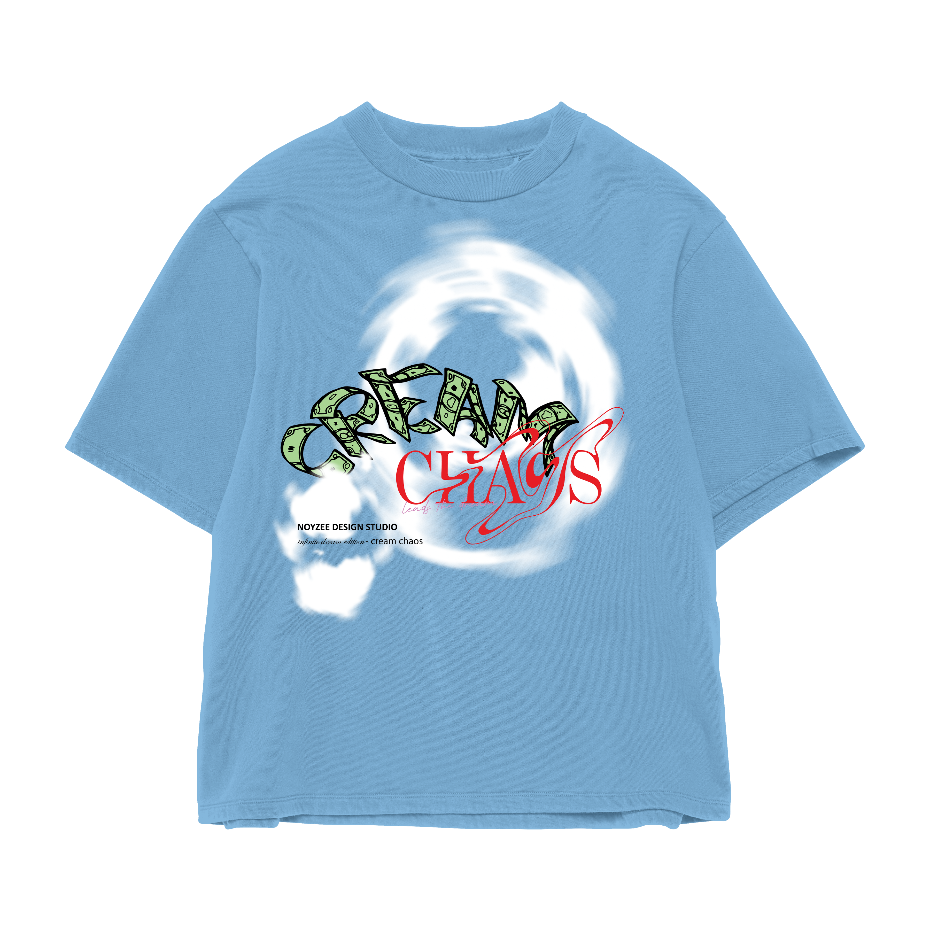 Neon Whirl Oversized Tee