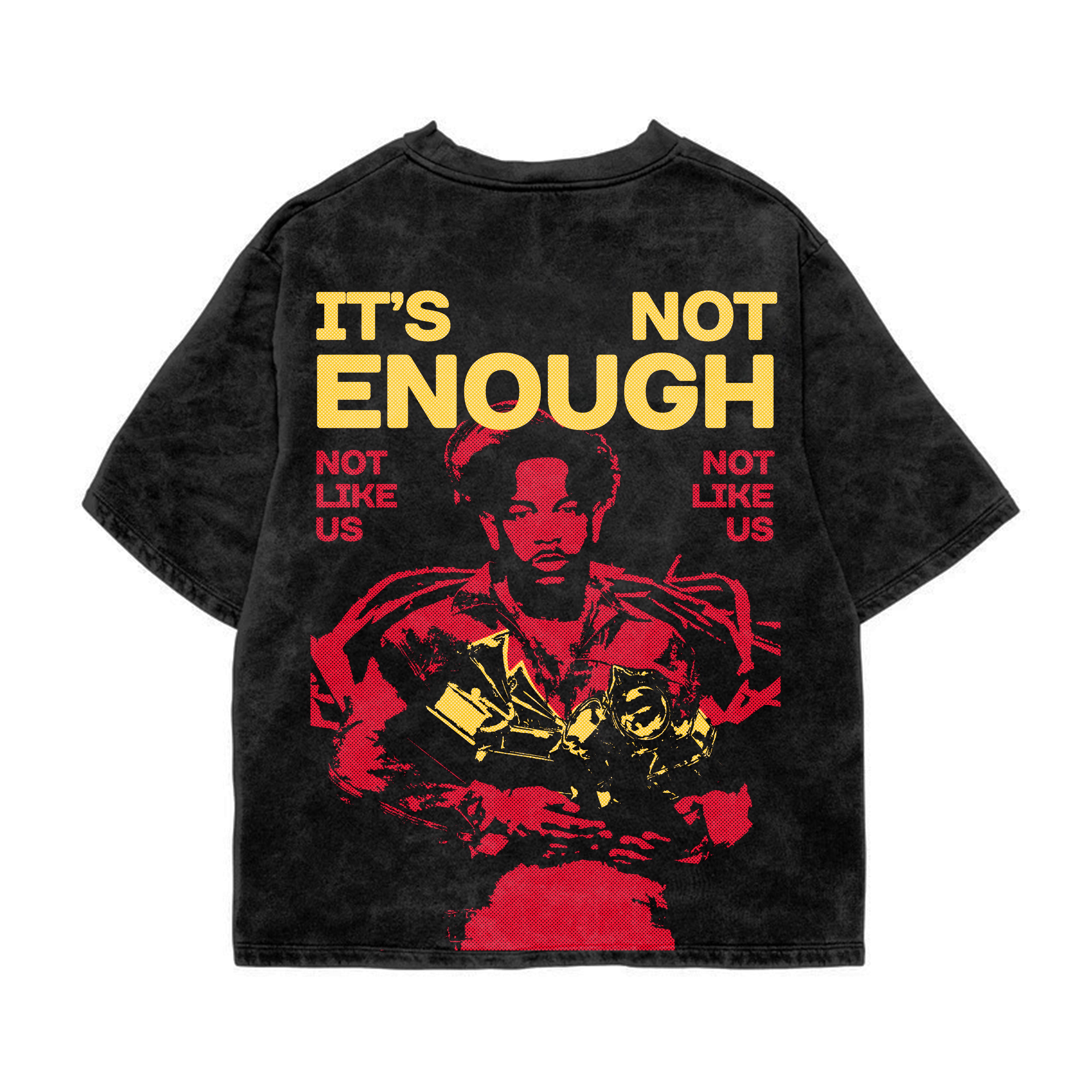 Kendrick Lamar Acid Wash Oversized Tee