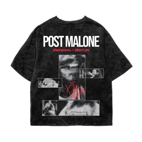 Beerbongs Acid Wash Oversized Tee
