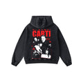 Playboi Carti Acid Wash Oversized Hoodie