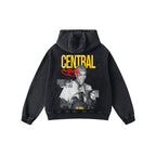 Central Cee Acid Wash Oversized Hoodie