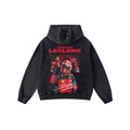 Leclerc Oversized Acid Wash Hoodie