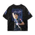 Shubman Gill 7 Acid Wash Oversized Tee