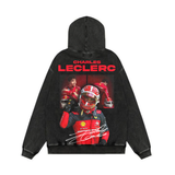 Leclerc Oversized Acid Wash Hoodie