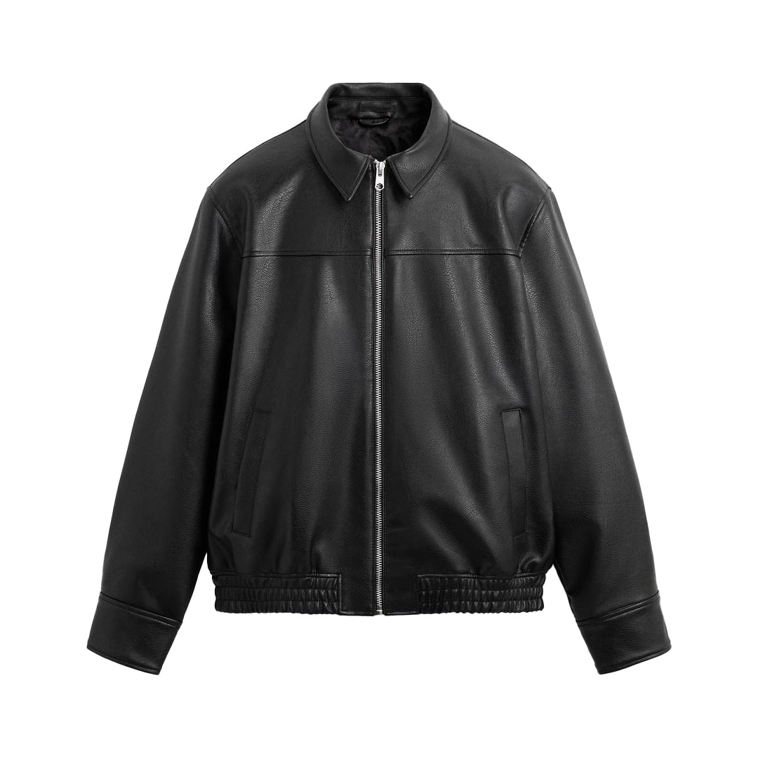 EBONY LEATHER JACKET – Noyzee