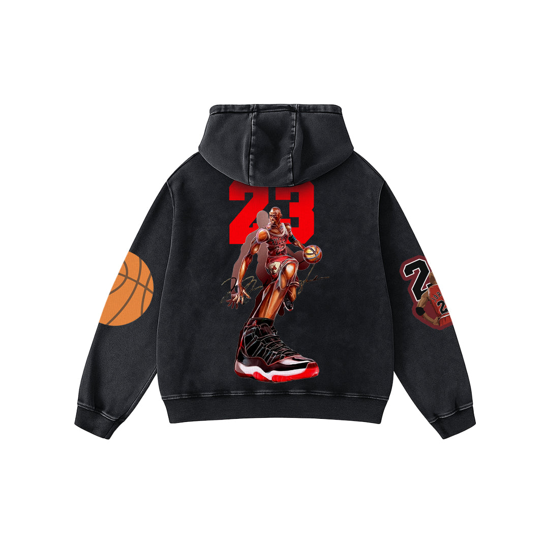 Air Legacy Acid Wash Oversized Hoodie