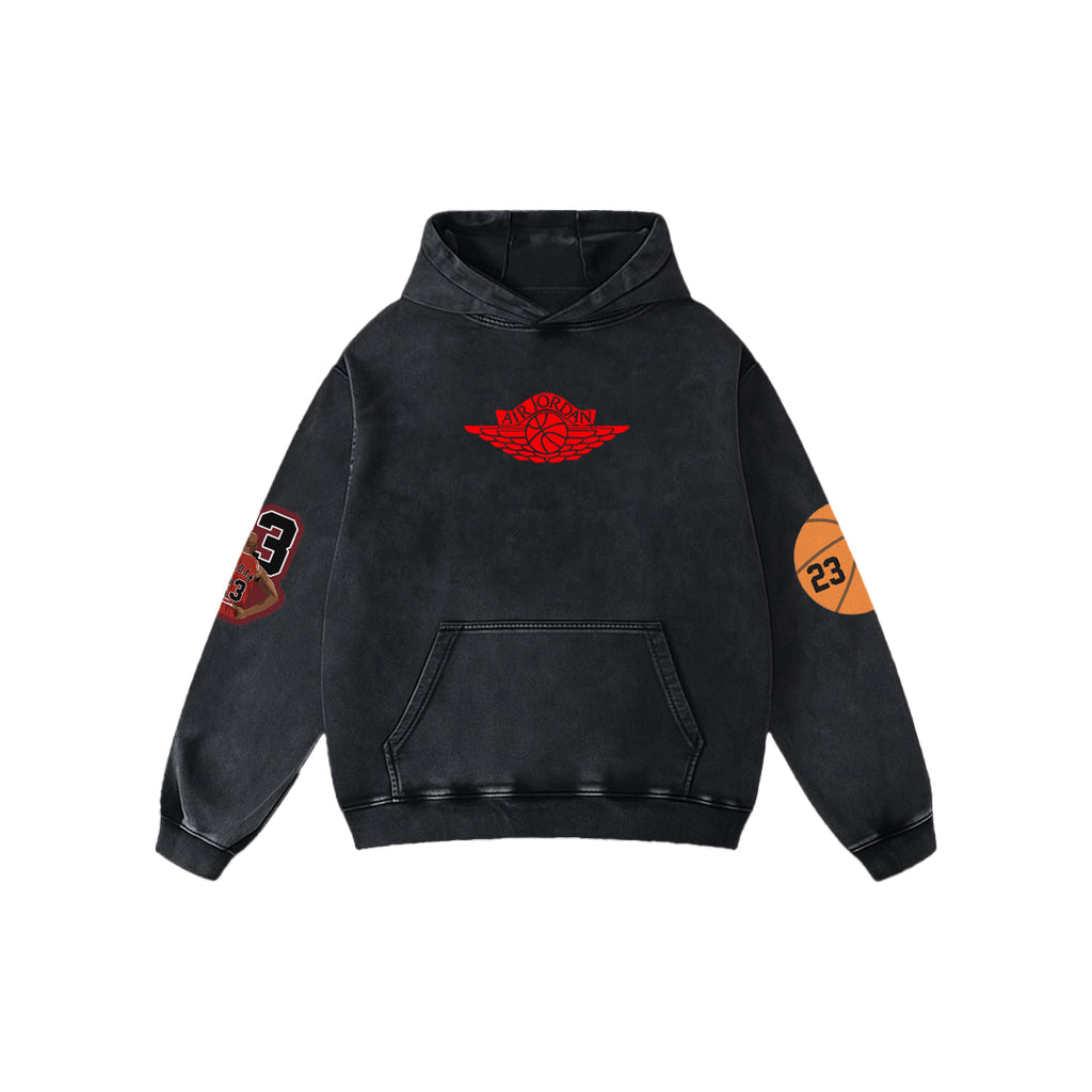 Air Legacy Acid Wash Oversized Hoodie