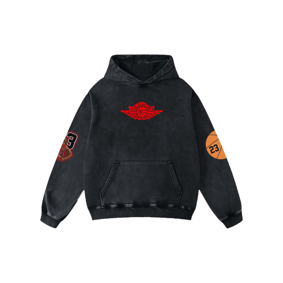 Air Legacy Acid Wash Oversized Hoodie