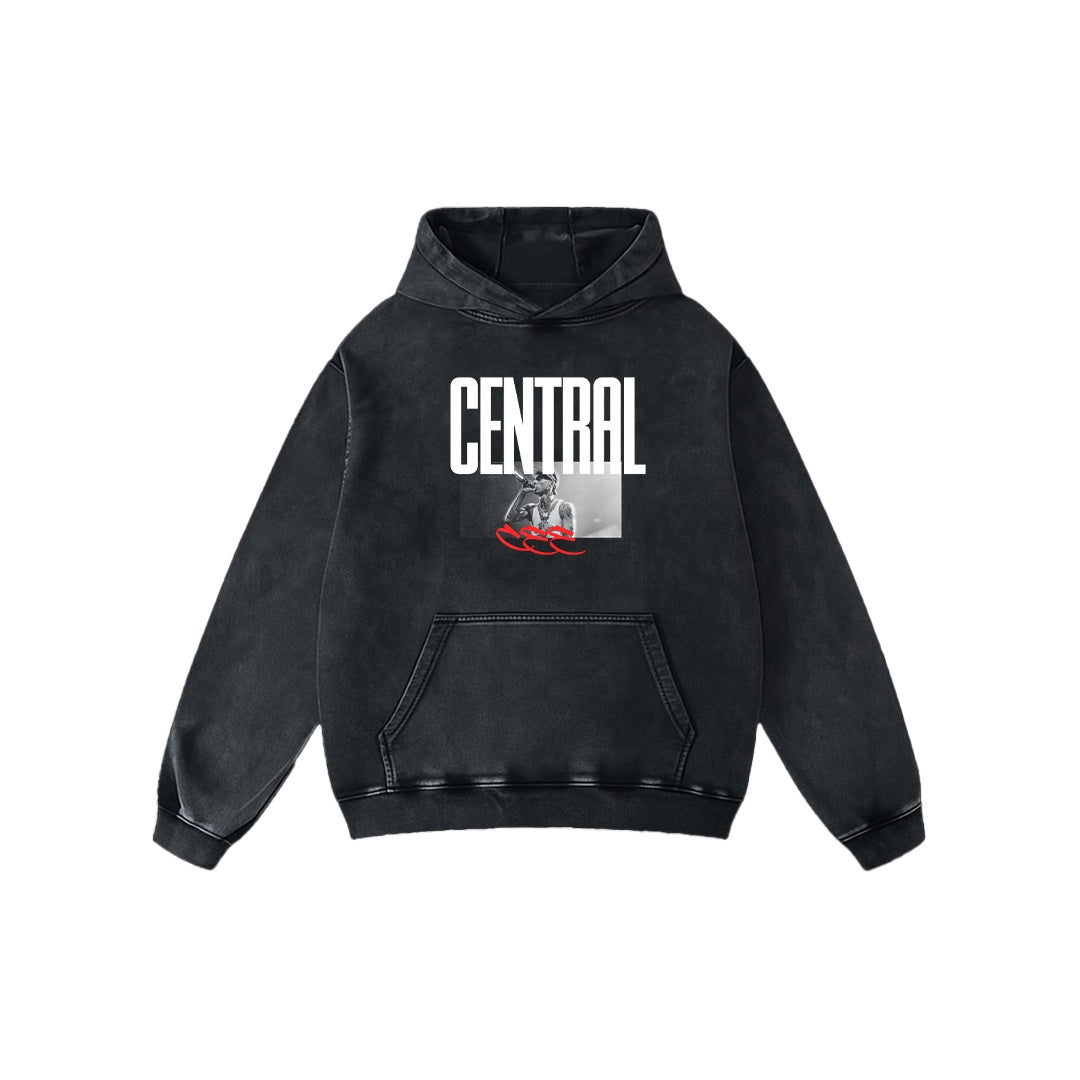 Sprinter Acid Wash Oversized Hoodie