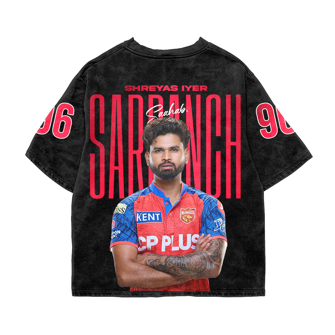 Sher-e-Punjab 96 Acid Oversized Tee