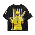 Dhoni 07 Oversized Acid Wash Tee