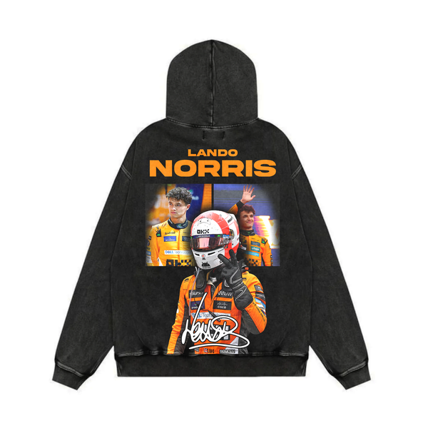 Norris Oversized Acid Wash Hoodie
