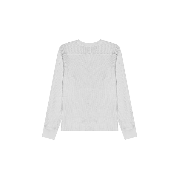 White Caliber Waffle Tee