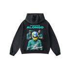 Alonso Oversized Acid Wash Hoodie