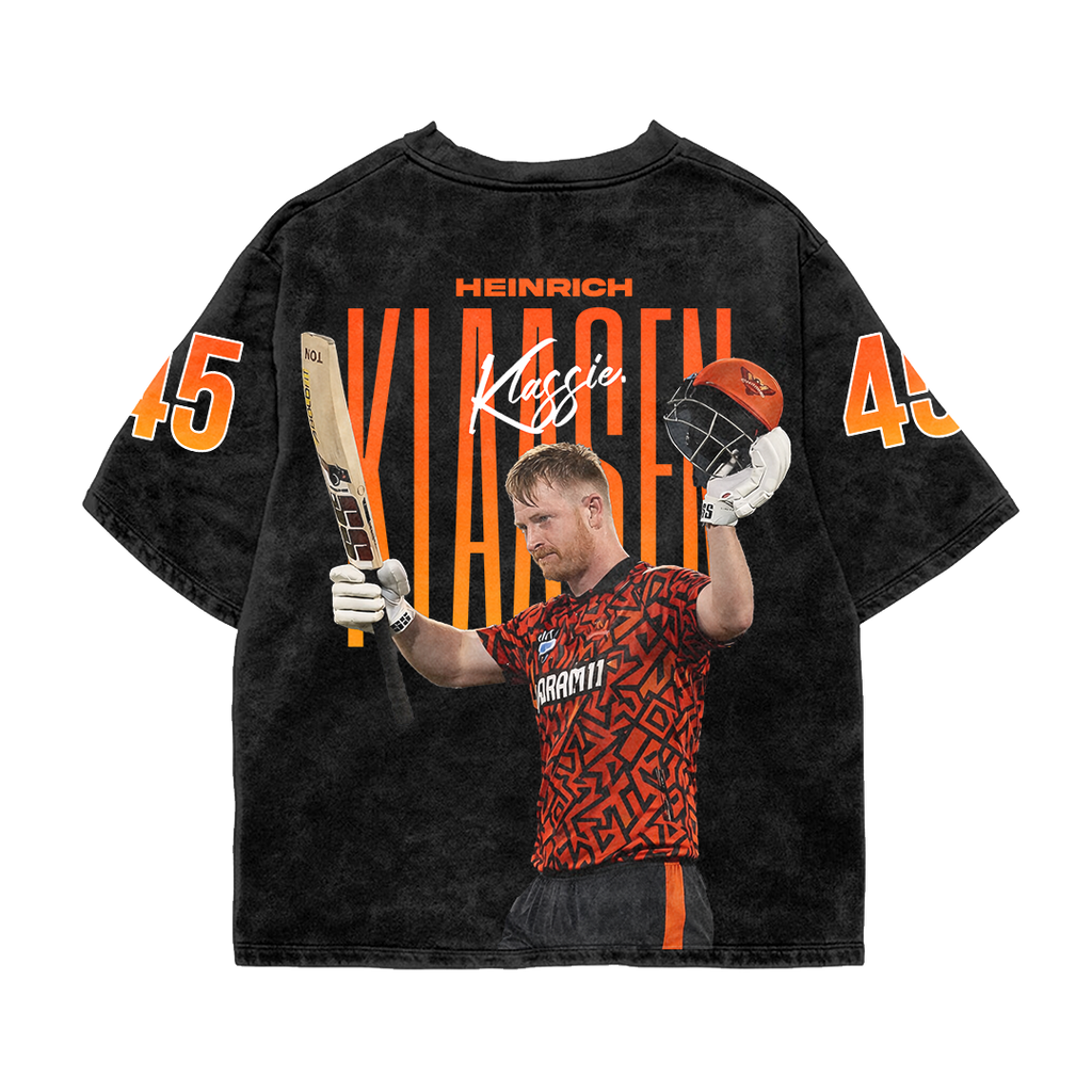 Klaasen Power 45 Acid Wash Oversized Tee
