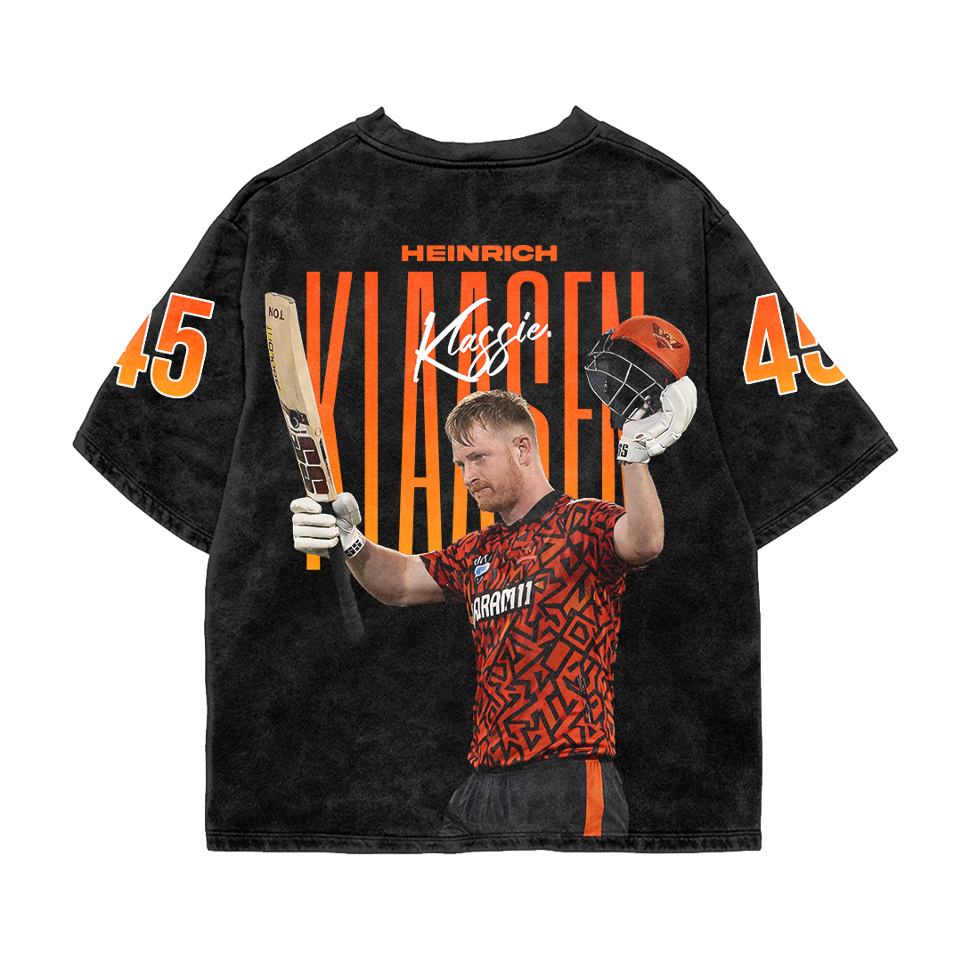 Klaasen Power 45 Acid Wash Oversized Tee