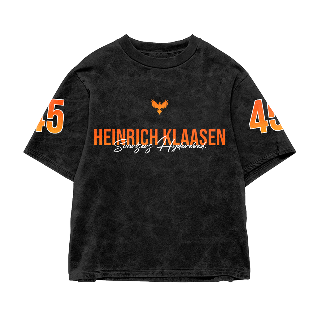 Klaasen Power 45 Acid Wash Oversized Tee