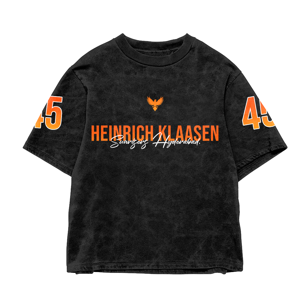 Klaasen Power 45 Acid Wash Oversized Tee