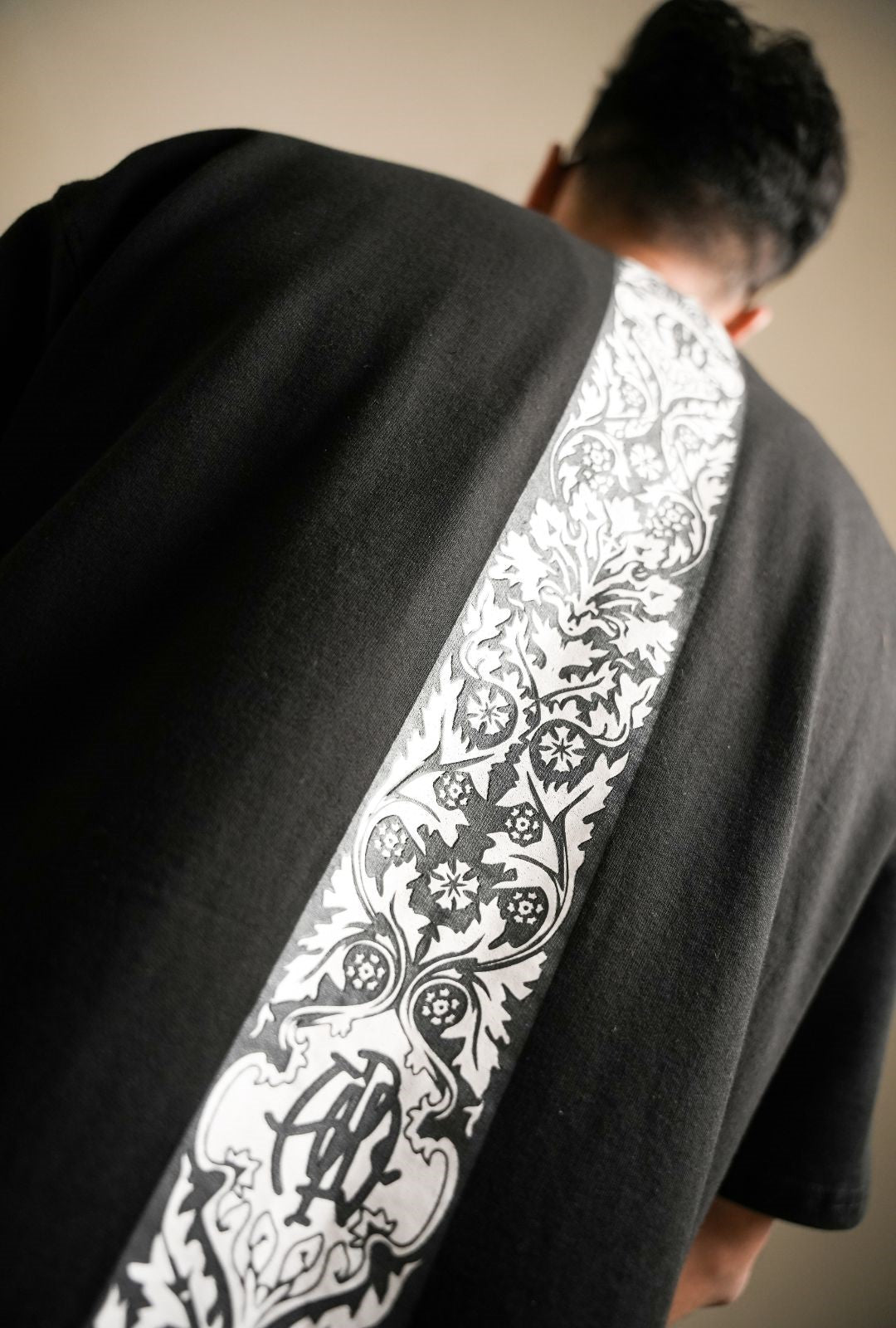 The "Ascension" Oversized Tee Black