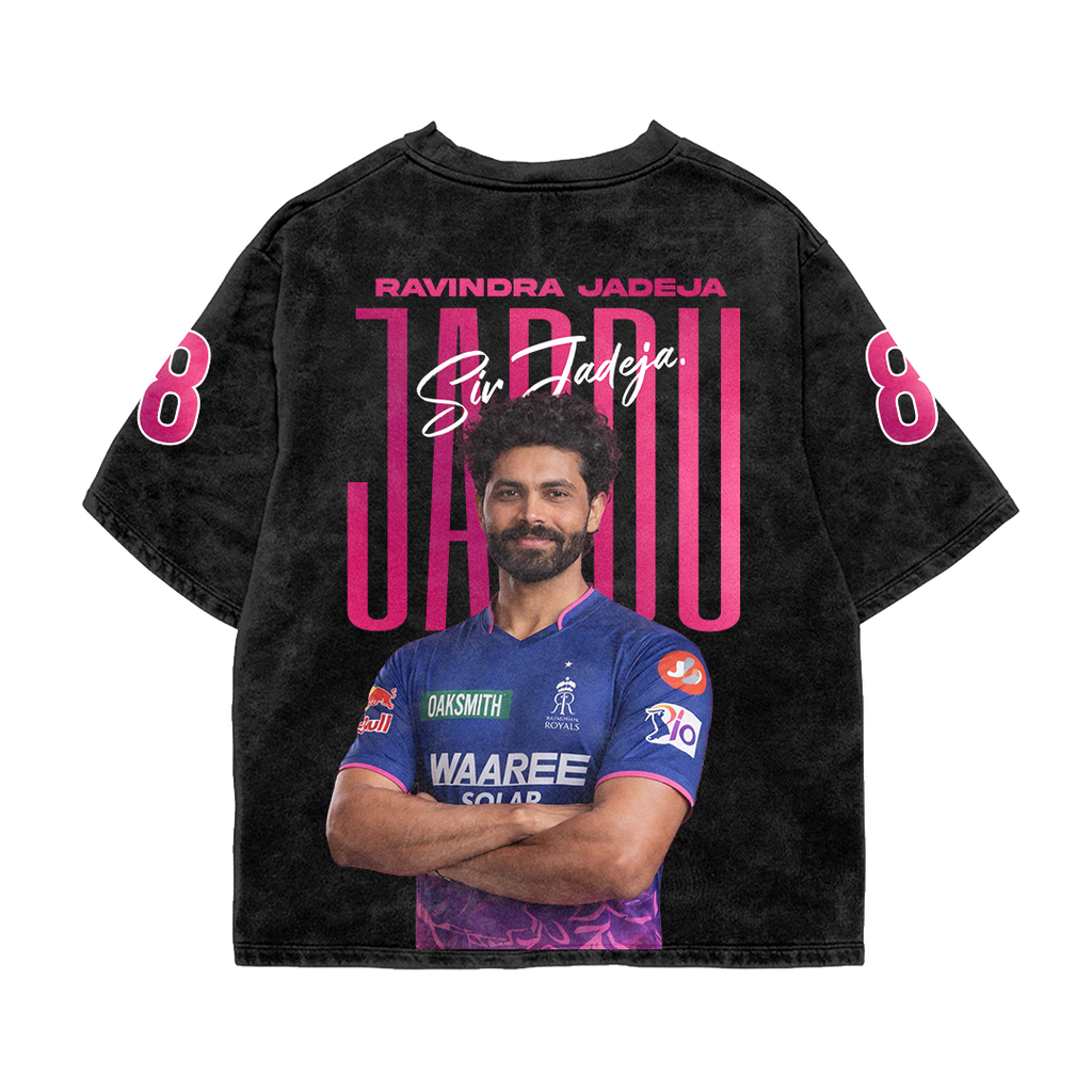 Jadeja Legacy 8 Acid Wash Tee