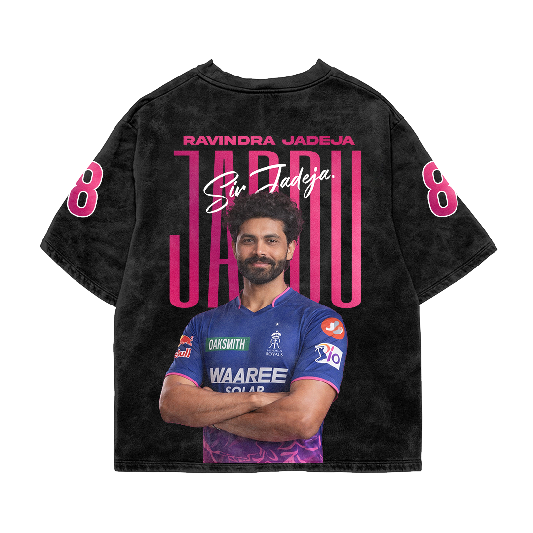 Jadeja Legacy 8 Acid Wash Tee