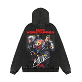 Verstappen Oversized Acid Wash Hoodie