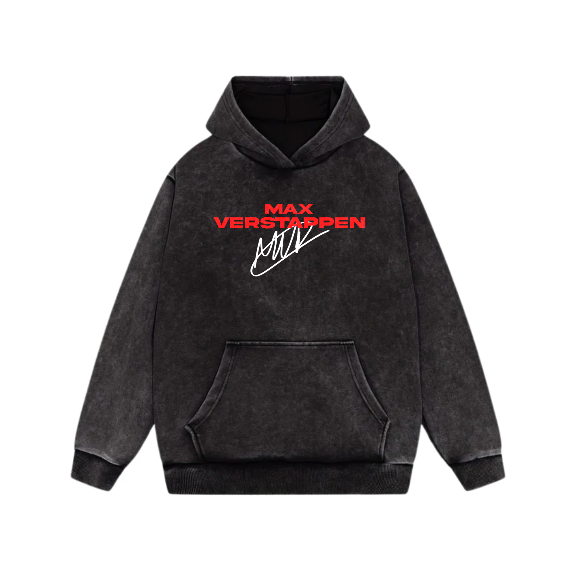 Verstappen Oversized Acid Wash Hoodie