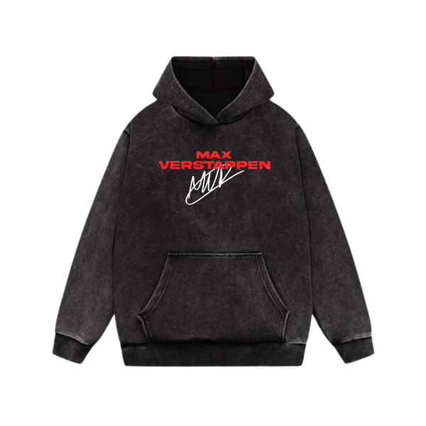 Verstappen Oversized Acid Wash Hoodie