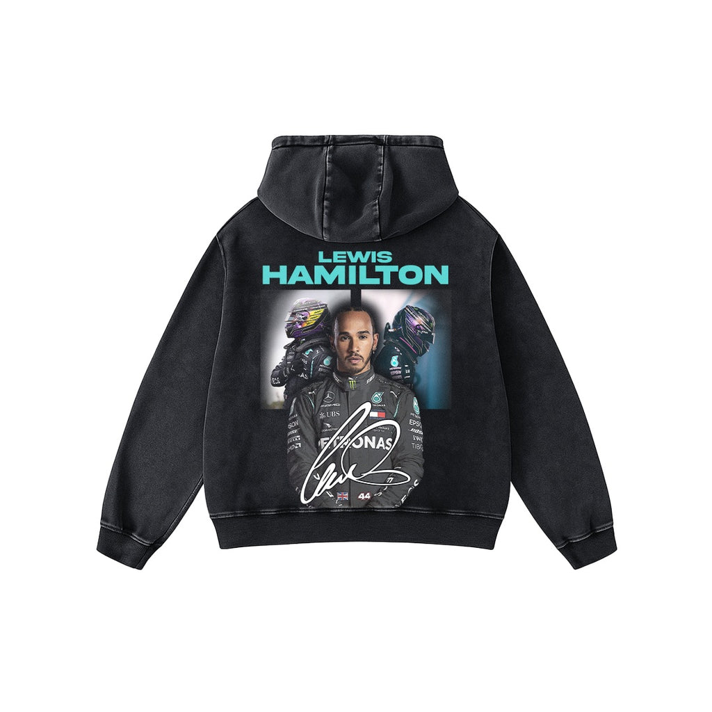 Hamilton Oversized Acid Wash Hoodie