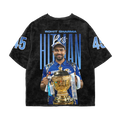 Mumbai Hitman 45 Acid Wash Oversized Tee