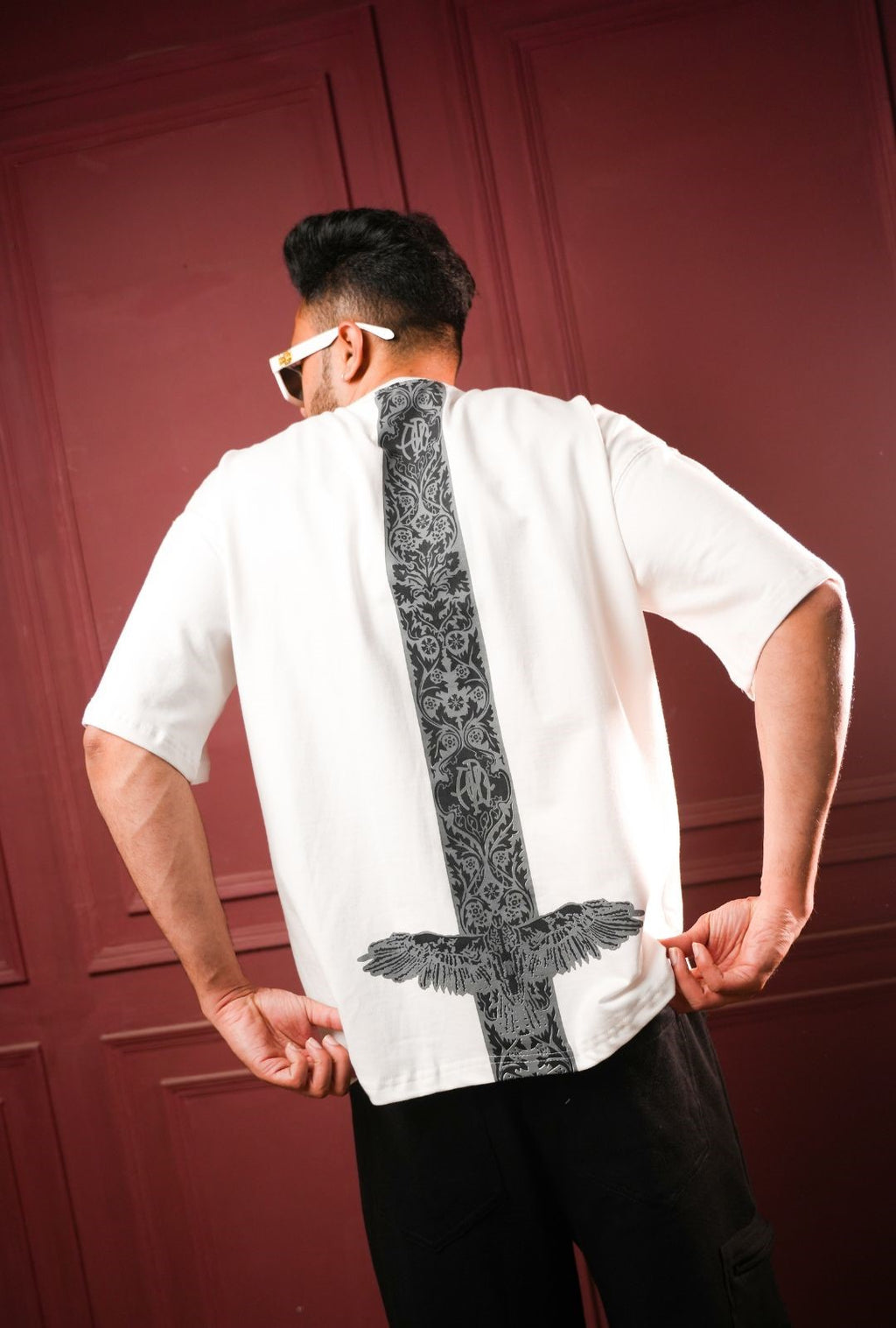 The "Ascension" Oversized Tee White