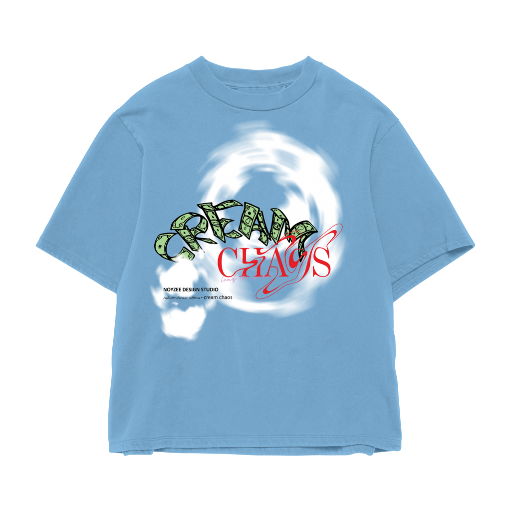 Neon Whirl Oversized Tee