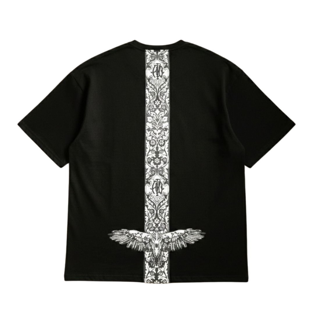 The "Ascension" Oversized Tee Black
