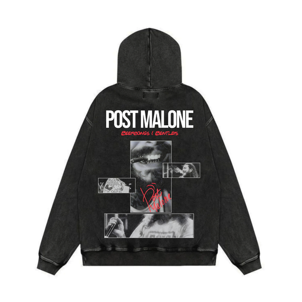 Beerbongs Acid Wash Oversized Hoodie