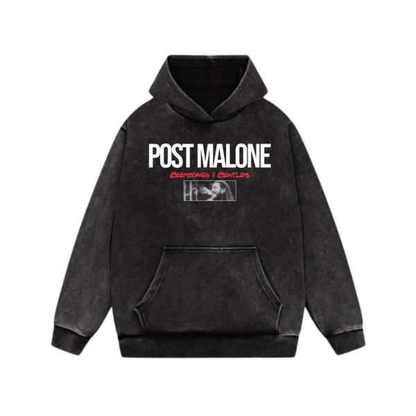 Beerbongs Acid Wash Oversized Hoodie