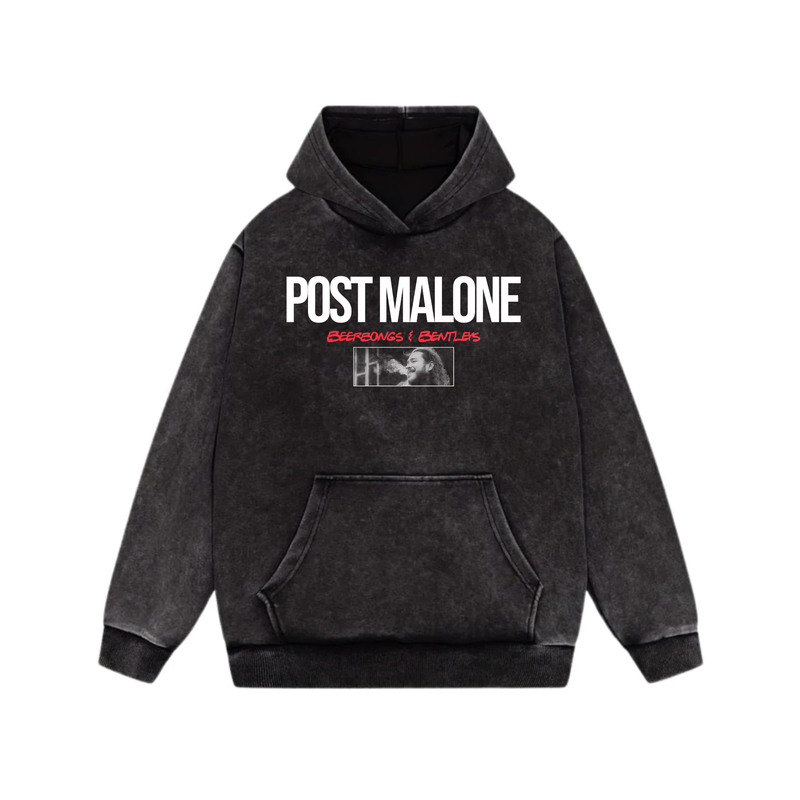 Beerbongs Acid Wash Oversized Hoodie