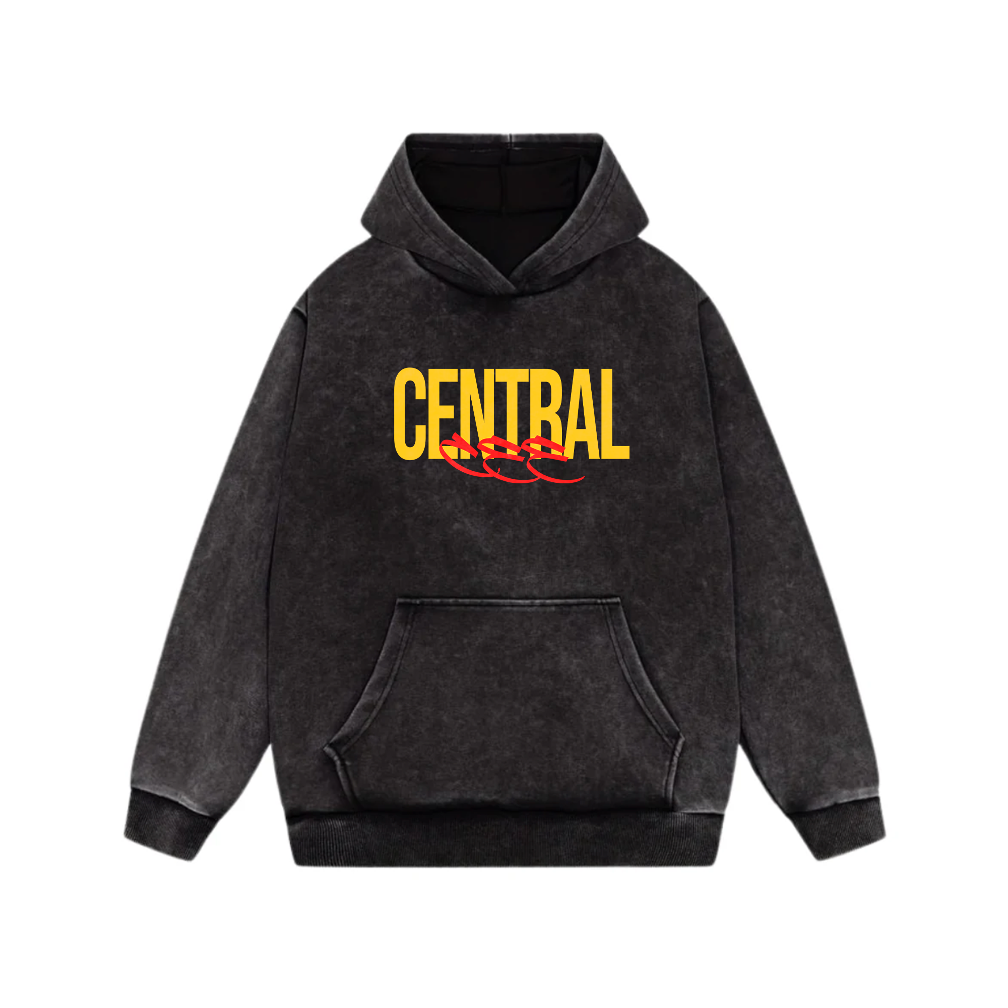 Centralize Acid Wash Oversized Hoodie