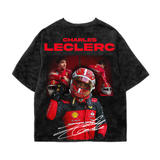 Leclerc Oversized Acid Wash Tee