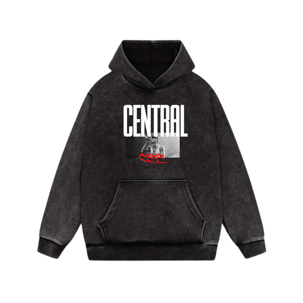 Sprinter Acid Wash Oversized Hoodie
