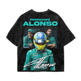 Alonso Oversized Acid Wash Tee