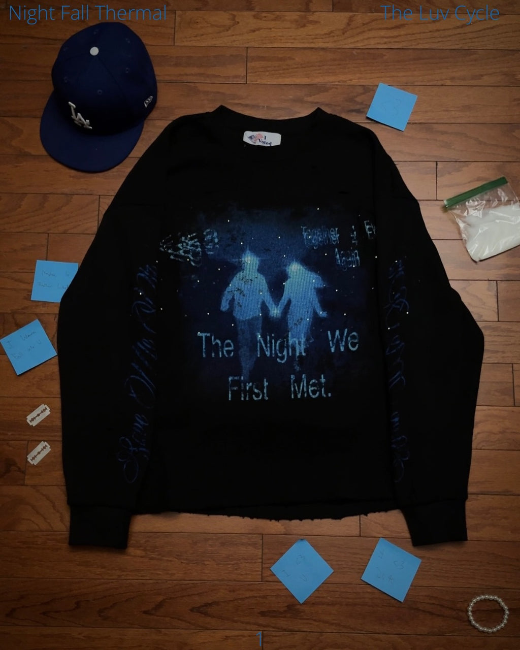 First Meet Waffle Oversized Tee