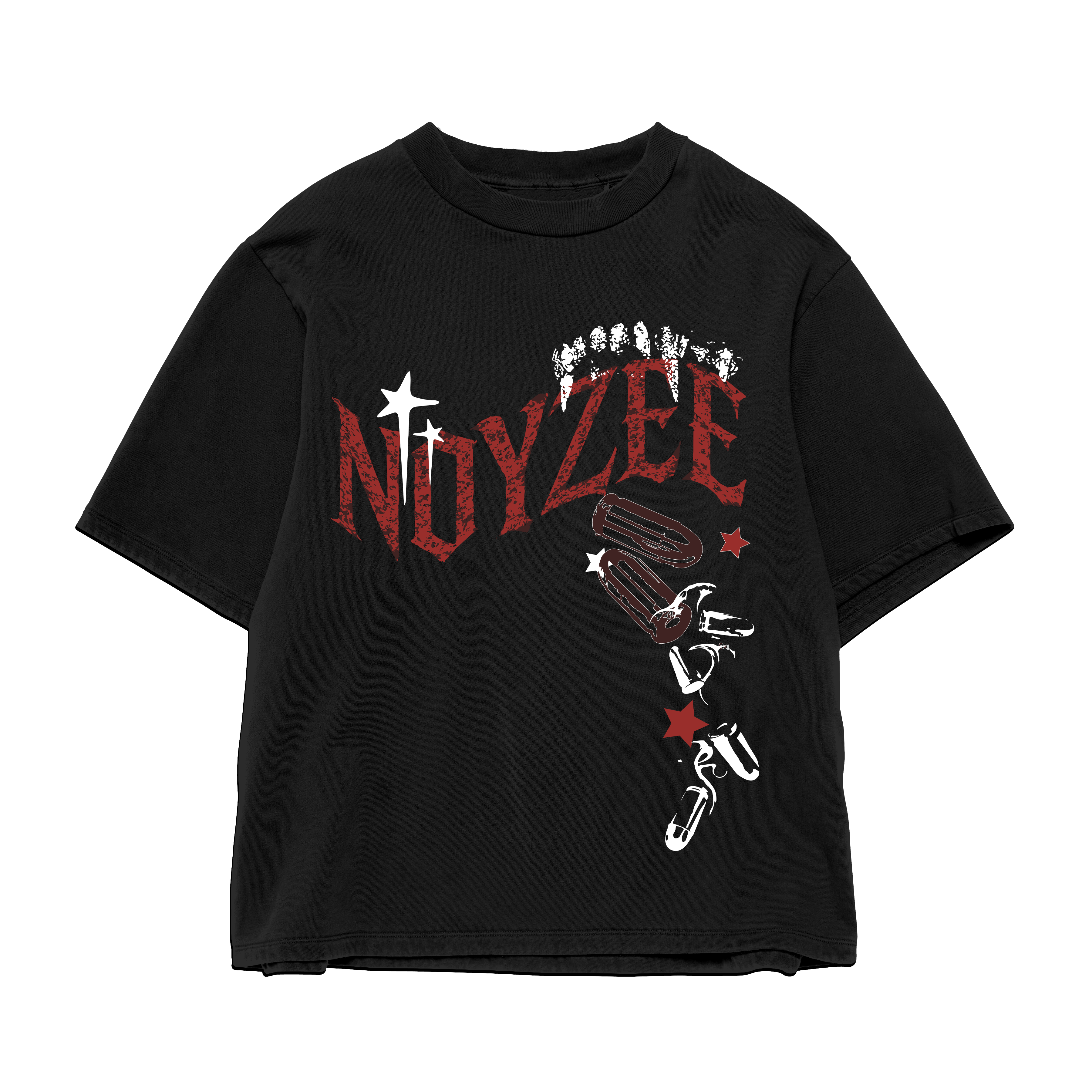 Crimson Noise Oversized Tee