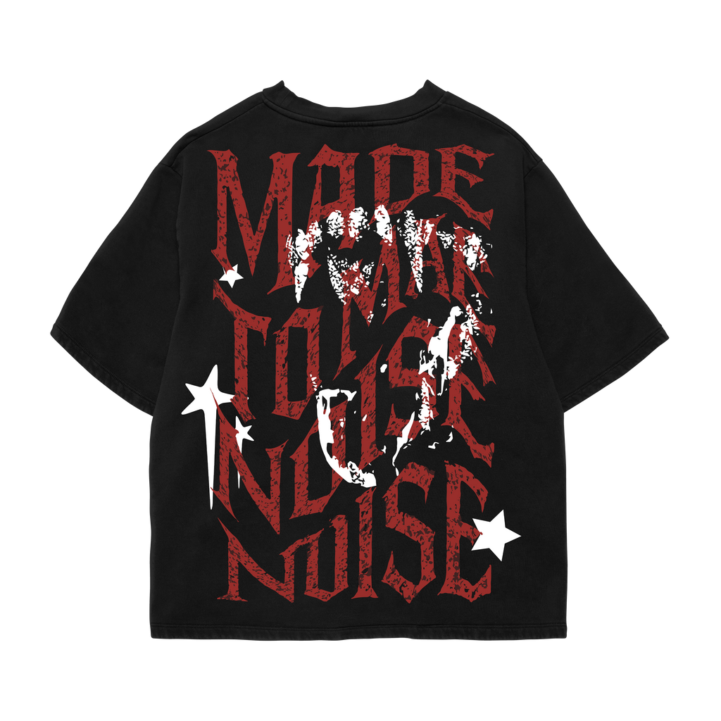 Crimson Noise Oversized Tee