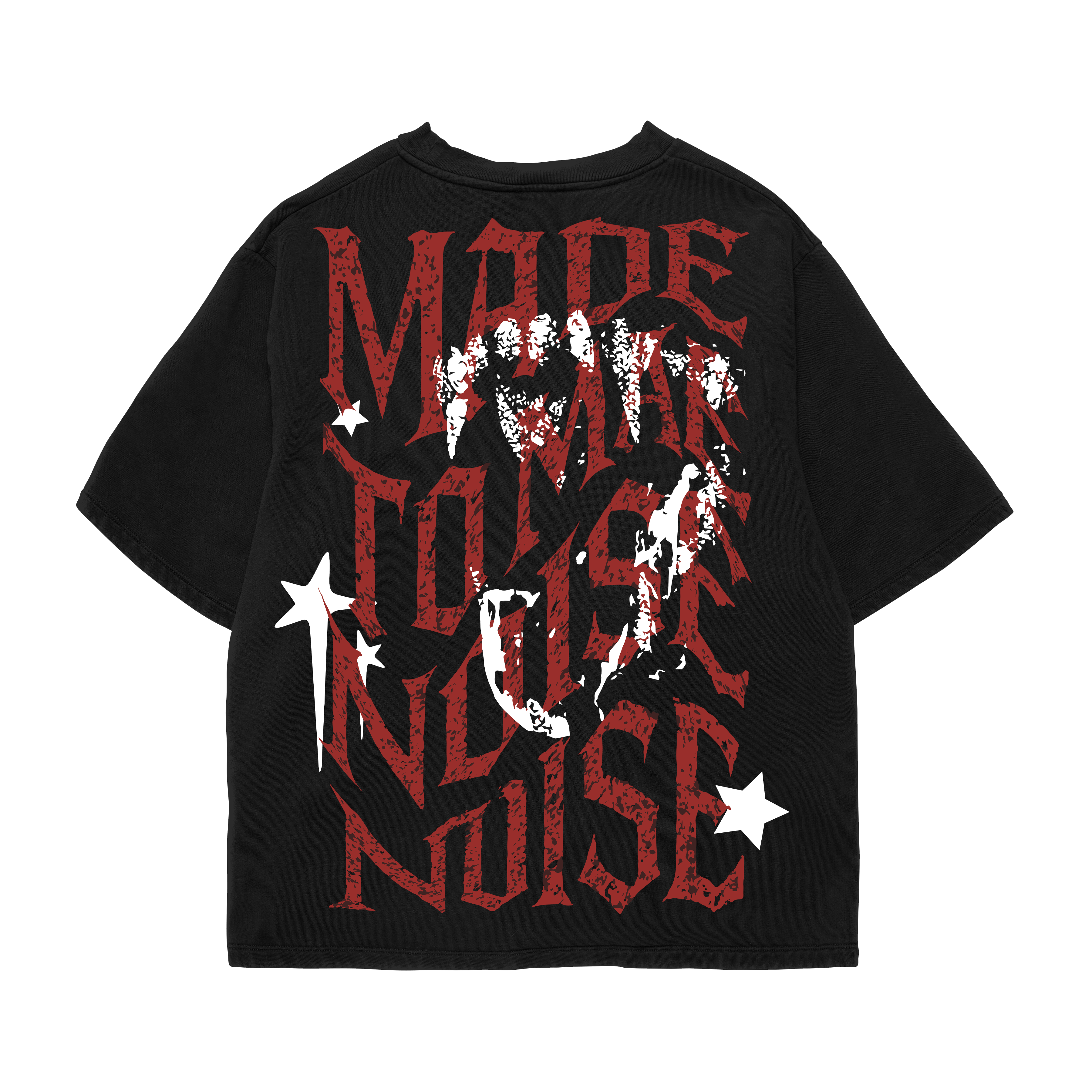 Crimson Noise Oversized Tee